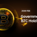 Governments Bitcoin Holdings