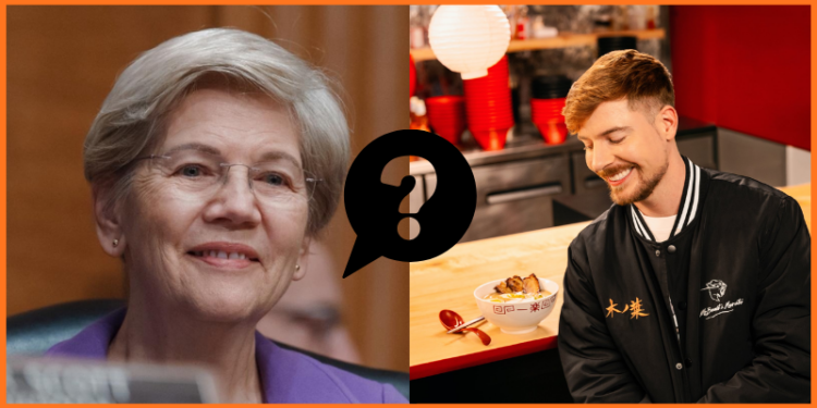 Elizabeth Warren Questions MrBeast Crypto Move, Child Safety Concerns Raised