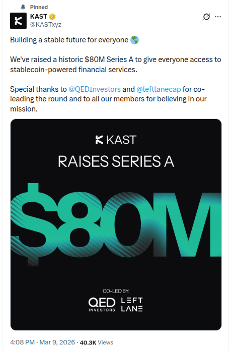 KAST X Post