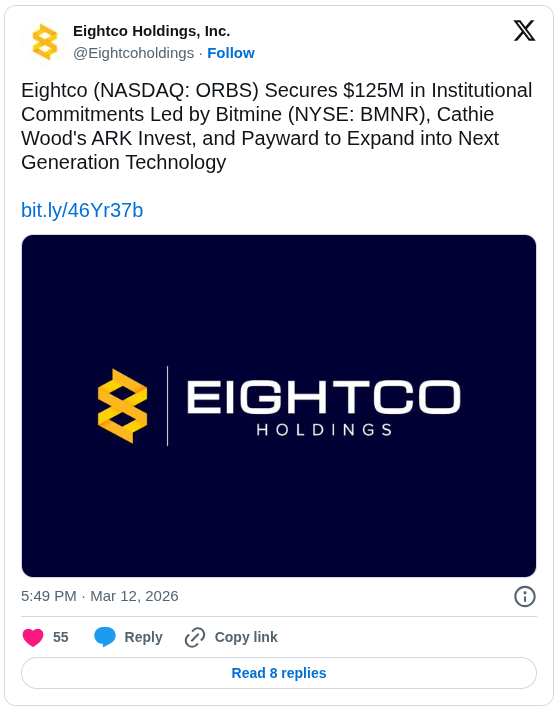 Eightco Holdings, Inc. X Post