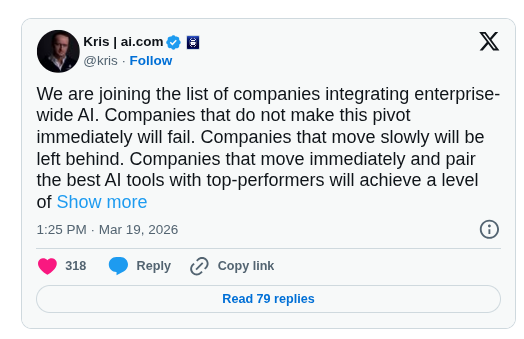 Crypto.com Cuts 12% of Workforce to Accelerate AI Integration