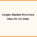 Weekly Crypto Market Overview Mar 09 – 15, 2026