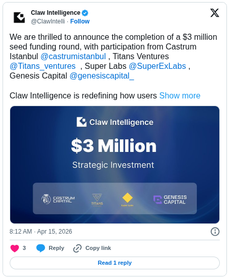 Claw Intelligence X Post