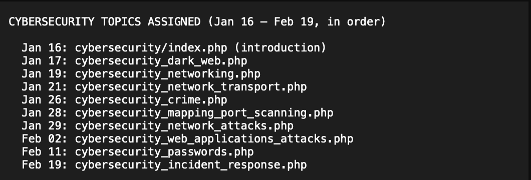 Technical Infrastructure