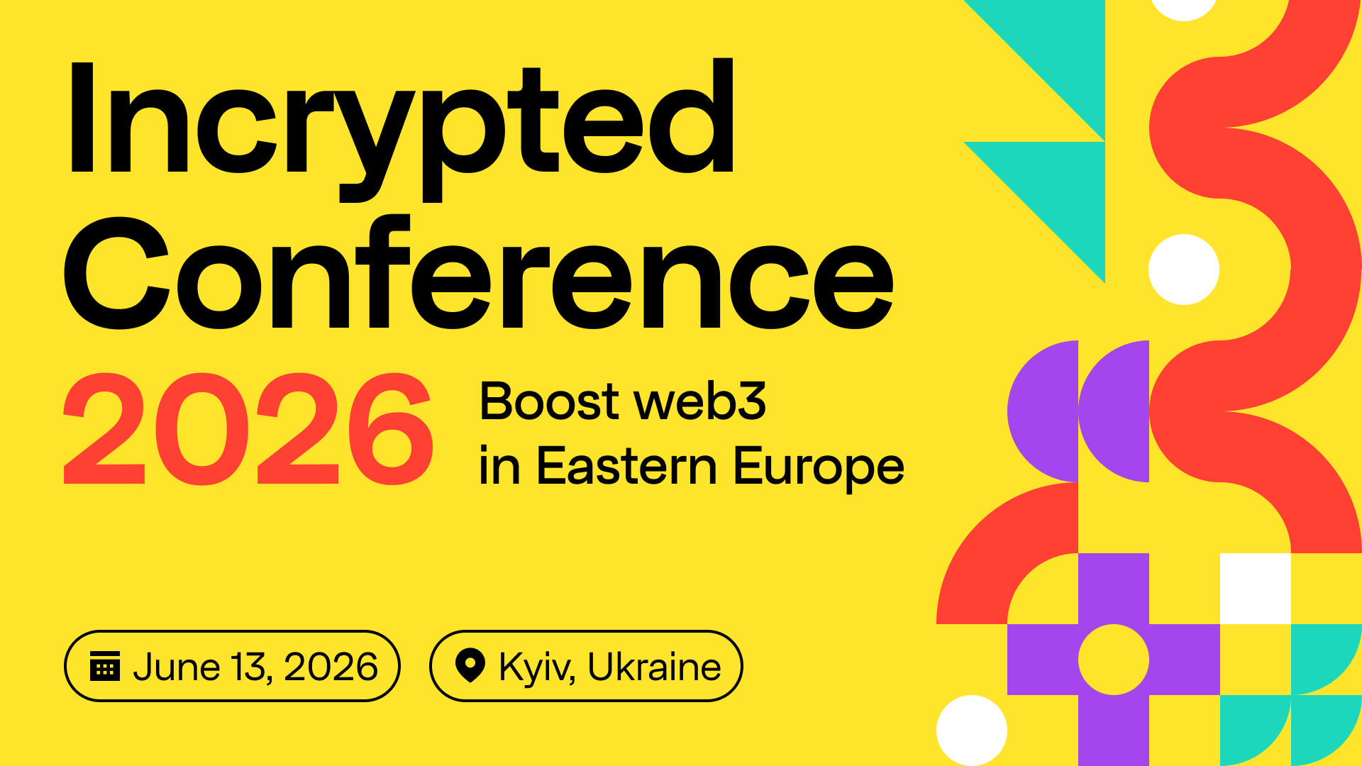 incrypted conference Event Banner