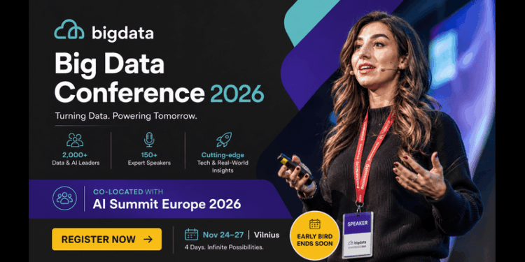 10th Edition of Big Data Conference Europe Returns to Vilnius – November 24–27, 2026