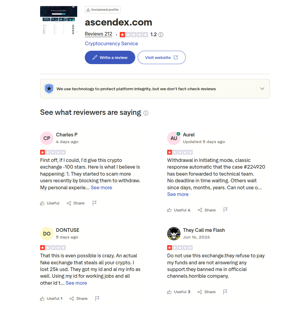 Ascendex social post