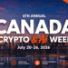 Canada Crypto Week Returns July 20–26, Celebrating the Future of Web3, Digital Assets and AI