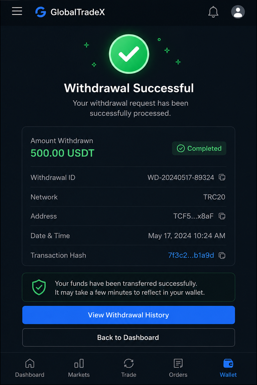 Fake Withdrawals Build Trust