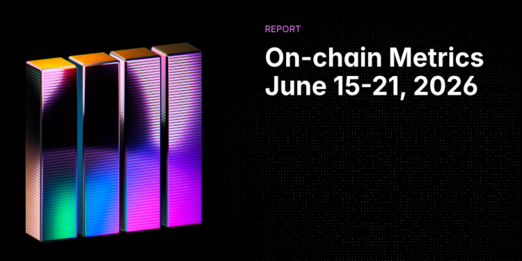On-chain metrics June 15-21, 2026