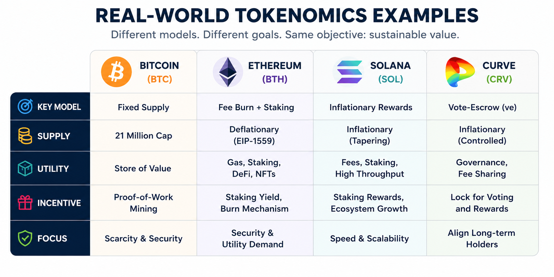 Real-World Tokenomics Examples