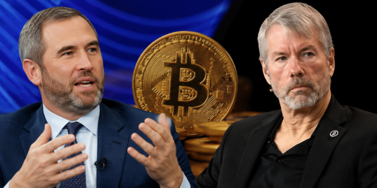 Saylor’s Bitcoin Model Faces Fire From Ripple CEO Brad Garlinghouse