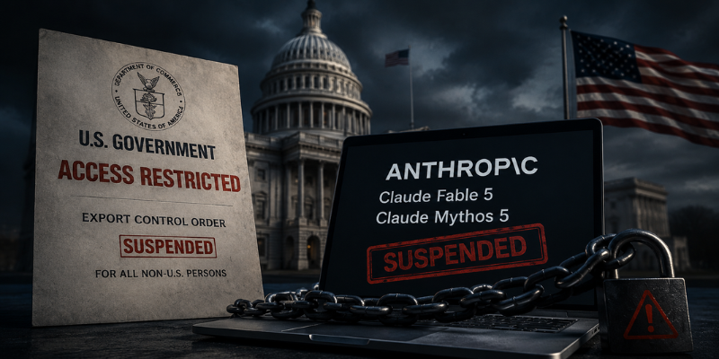 US Government Orders Anthropic to Disable Claude Fable 5 and Mythos 5 Globally