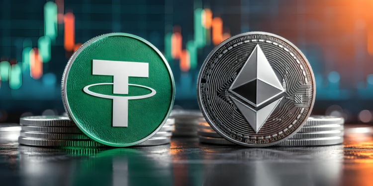 USDT Nears Historic Flip of Ethereum as Market Cap Gap Shrinks to Less Than 1%