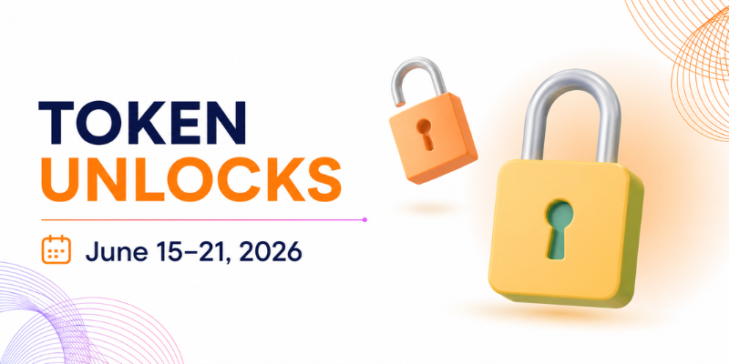 Upcoming Crypto Token Unlocks: $86.21M in Supply Across 31 Crypto Projects (June 15–21, 2026)