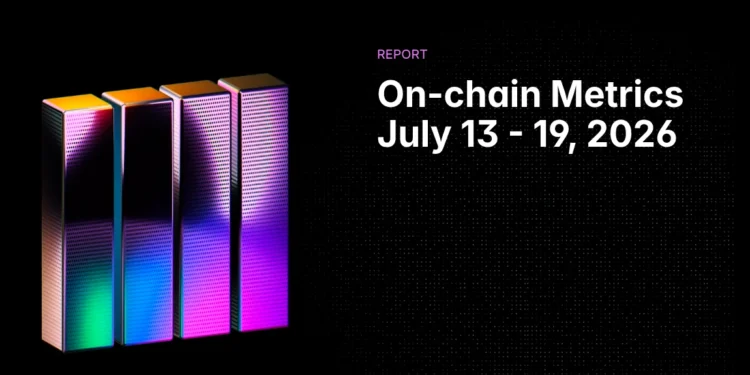 Weekly Blockchain Activity (July 13–19, 2026): Ethereum Holds TVL Lead as Bitcoin Posts Strongest Growth