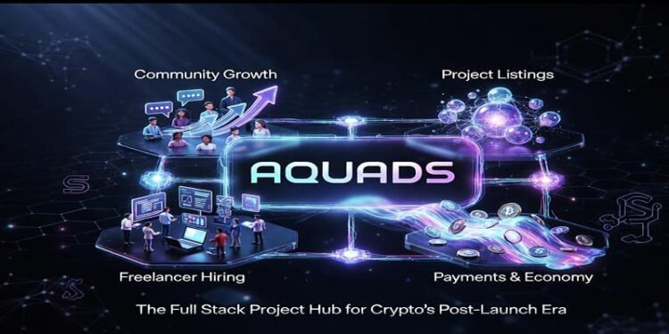 Aquads Builds Full Stack Project Hub to Close Crypto's Post-Launch Gap