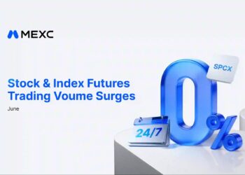 MEXC June Stock Futures Volume Grows 261% as SPCX Surges 145x