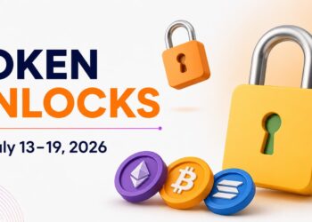Crypto Token Vesting Slows This Week as 31 Projects Prepare $68.29M in Scheduled Unlocks