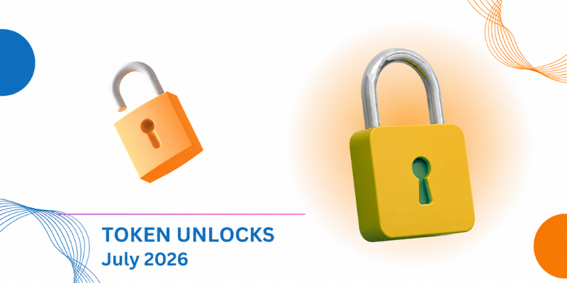 Upcoming Crypto Token Unlocks in July 2026: $376.39M in Supply Across 145 Crypto Projects